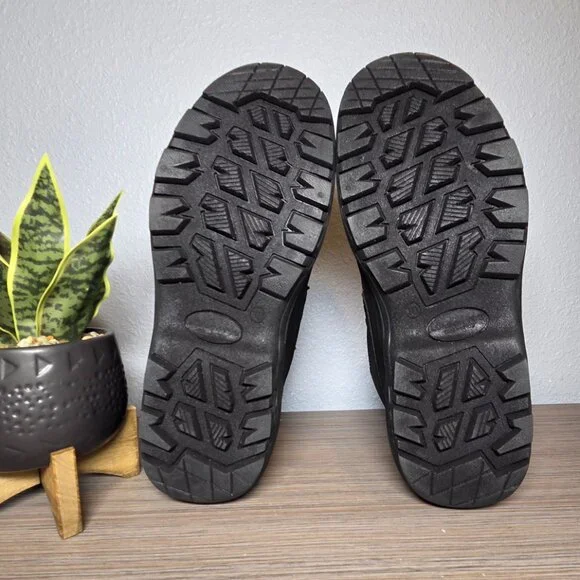 NEW!!! London Fog Breckenridge Black Insulated Hiking Boots 10M Waterproof - Picture 7 of 8